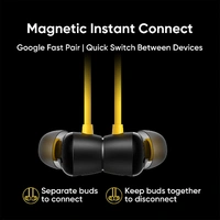 Realme Buds Wireless 2 Neo (Black) Earphones , Bass Boost+ & Magnetic Instant Connection 